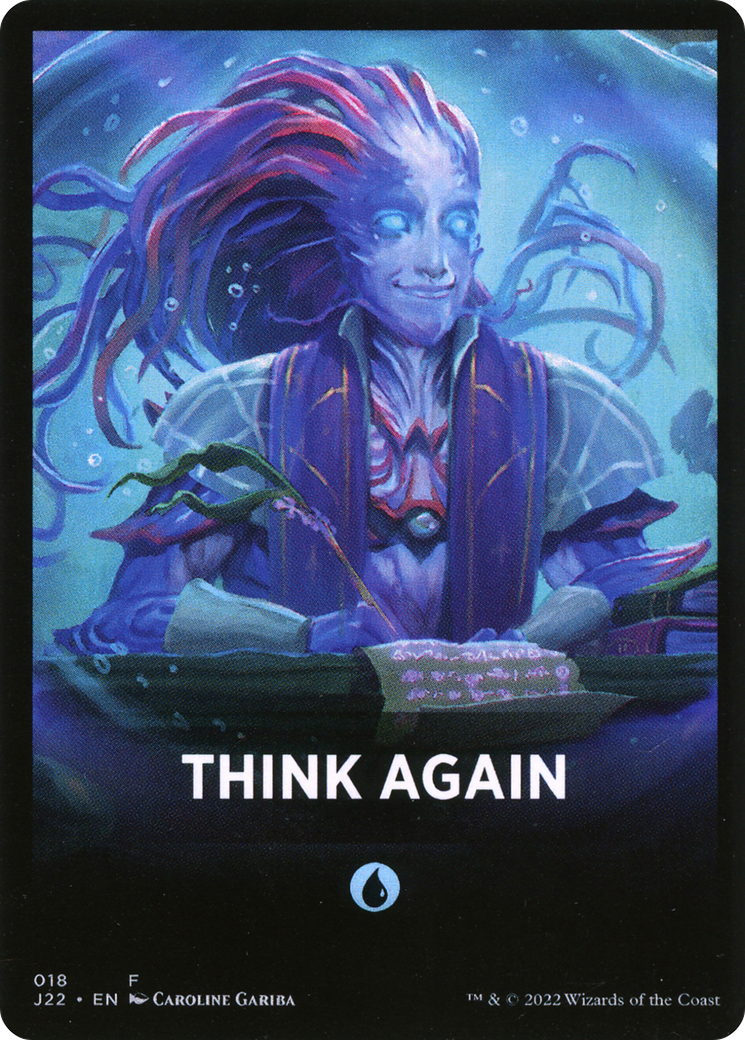Think Again Theme Card [Jumpstart 2022 Front Cards] | Total Play