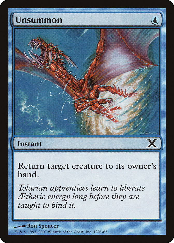 Unsummon [Tenth Edition] | Total Play