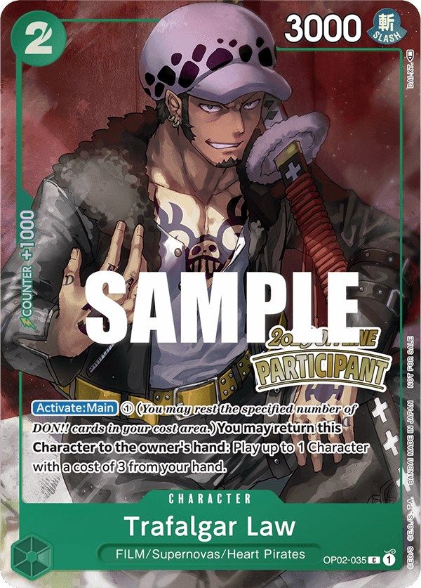 Trafalgar Law (Offline Regional 2023) [Participant] [One Piece Promotion Cards] | Total Play