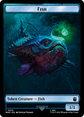 Fish // Clue (0021) Double-Sided Token [Doctor Who Tokens] | Total Play