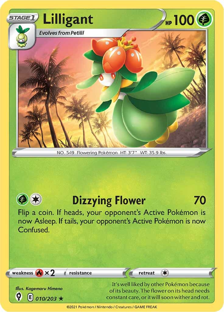 Lilligant (010/203) [Sword & Shield: Evolving Skies] | Total Play