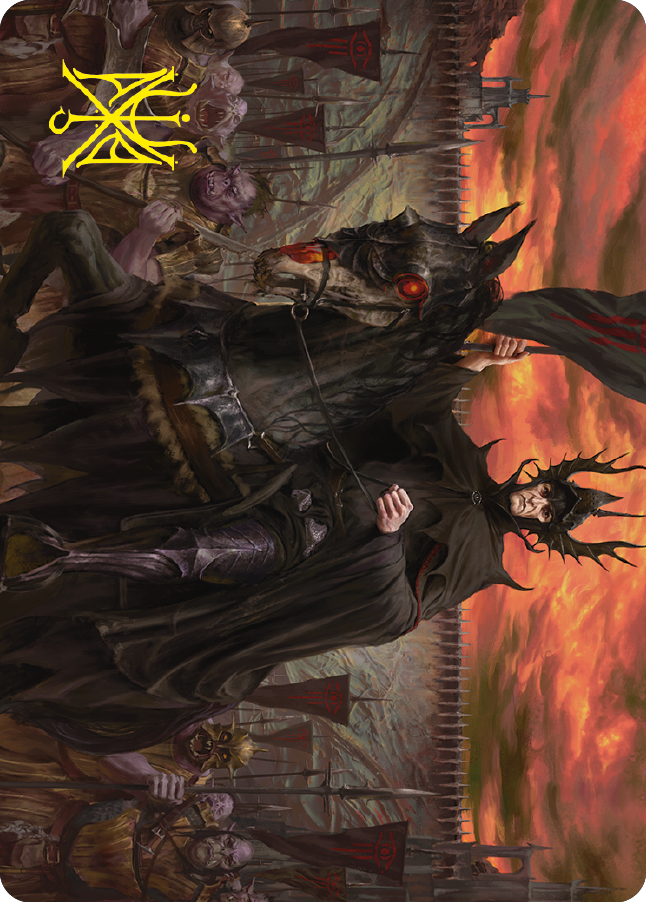 The Mouth of Sauron Art Card (Gold-Stamped Signature) [The Lord of the Rings: Tales of Middle-earth Art Series] | Total Play