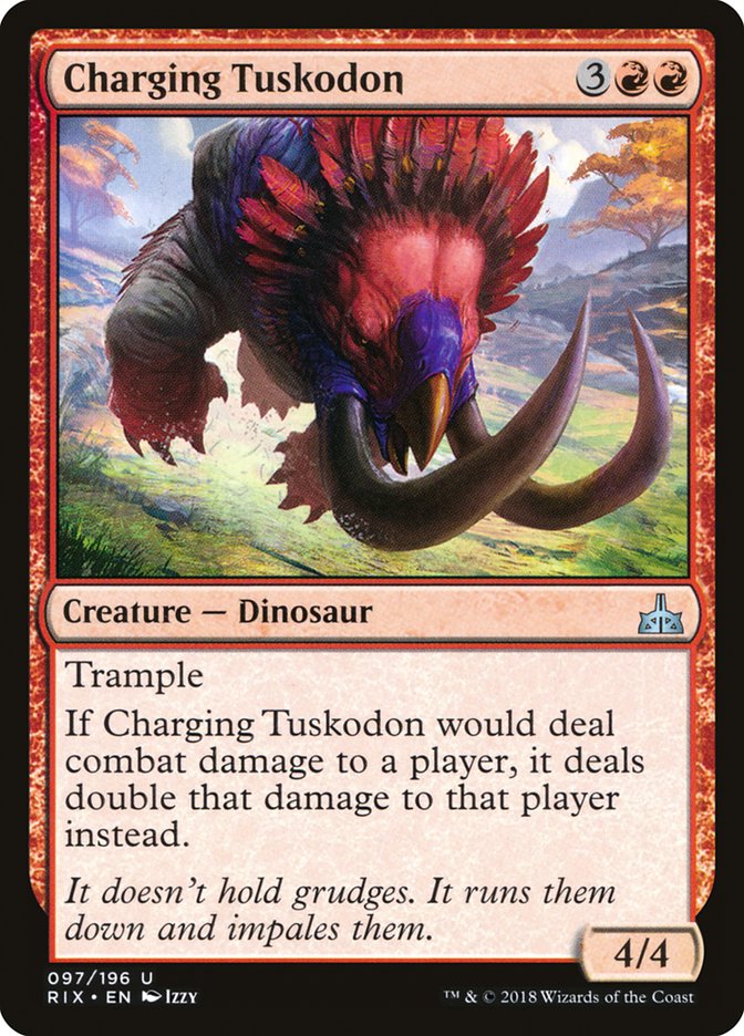 Charging Tuskodon [Rivals of Ixalan] | Total Play
