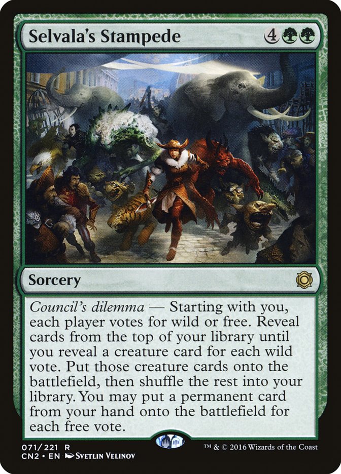 Selvala's Stampede [Conspiracy: Take the Crown] | Total Play