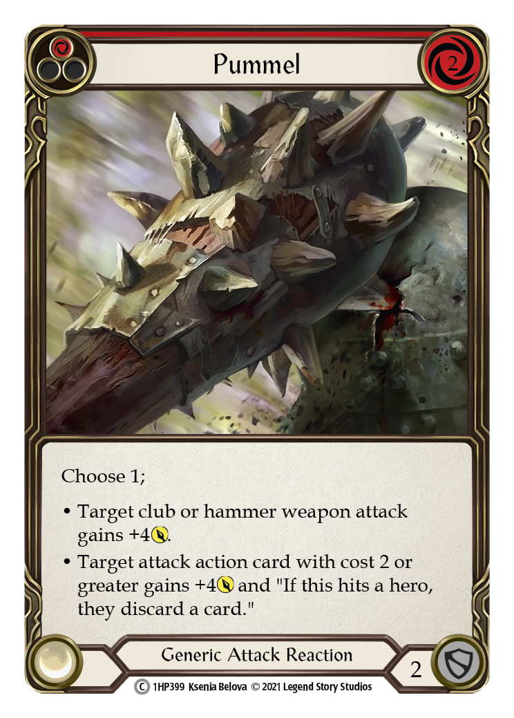 Pummel (Red) [1HP399] (History Pack 1) | Total Play