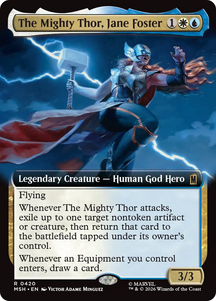 The Mighty Thor, Jane Foster (Extended Art) [Marvel Super Heroes] | Total Play