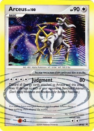 Arceus (DP50) (Jumbo Card) [Diamond & Pearl: Black Star Promos] | Total Play