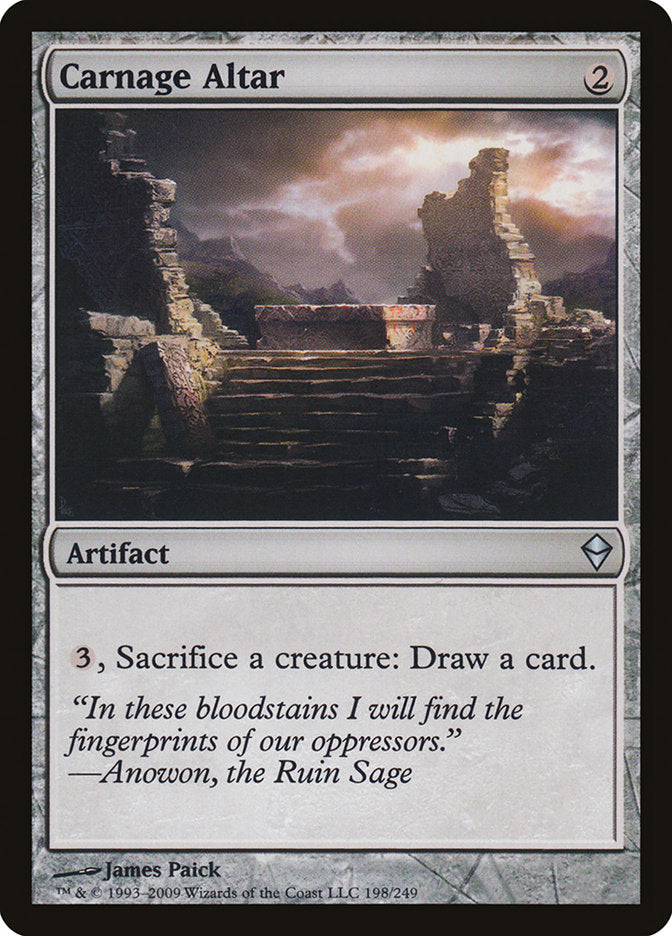 Carnage Altar [Zendikar] | Total Play