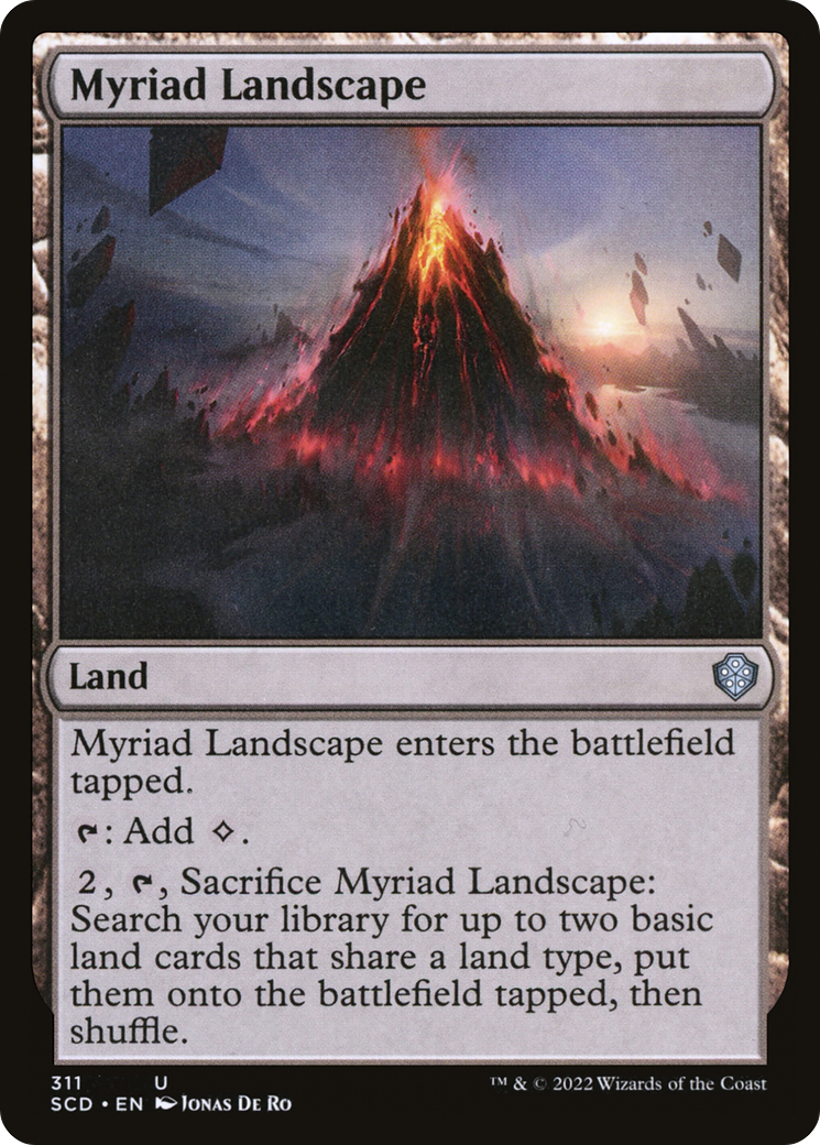 Myriad Landscape [Starter Commander Decks] | Total Play