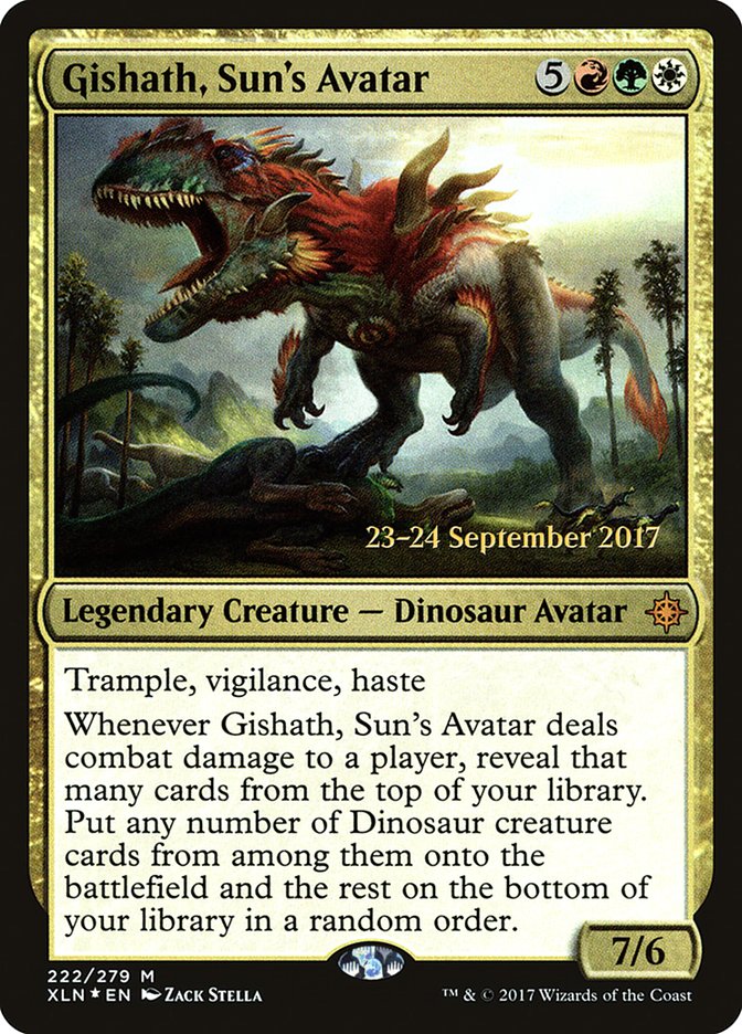 Gishath, Sun's Avatar [Ixalan Prerelease Promos] | Total Play