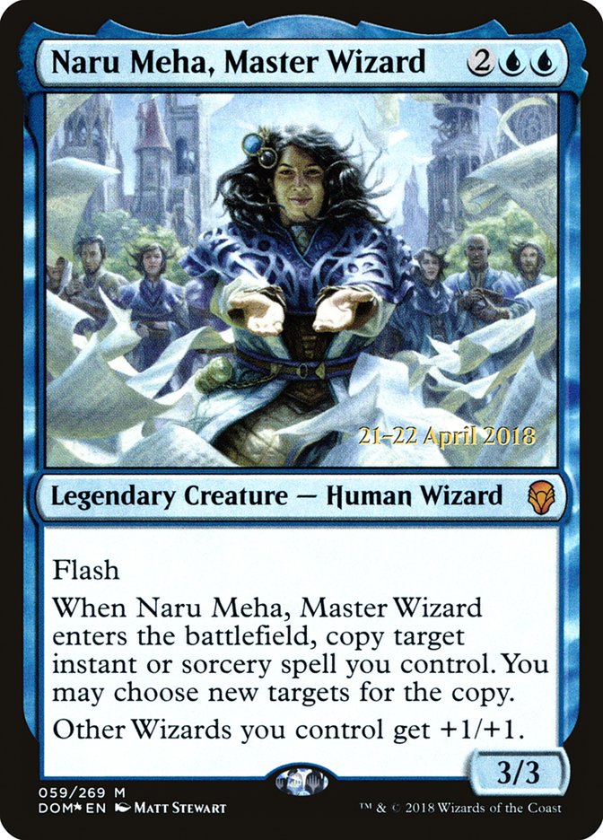 Naru Meha, Master Wizard [Dominaria Prerelease Promos] | Total Play