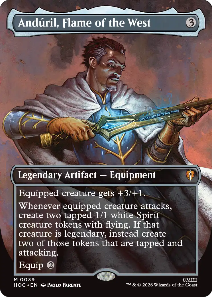 Anduril, Flame of the West (Borderless) [The Hobbit: Eternal-Legal] | Total Play