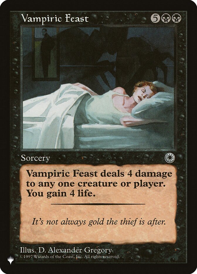 Vampiric Feast [The List] | Total Play