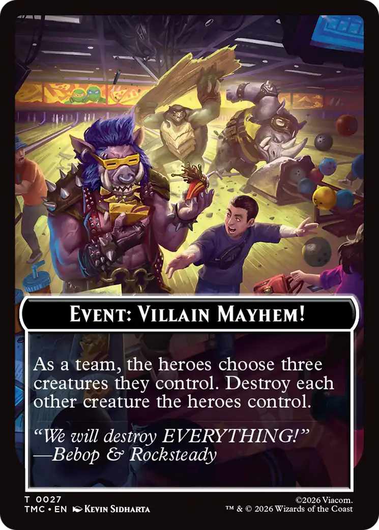 Event: Villain Mayhem! [Teenage Mutant Ninja Turtles Commander Tokens] | Total Play