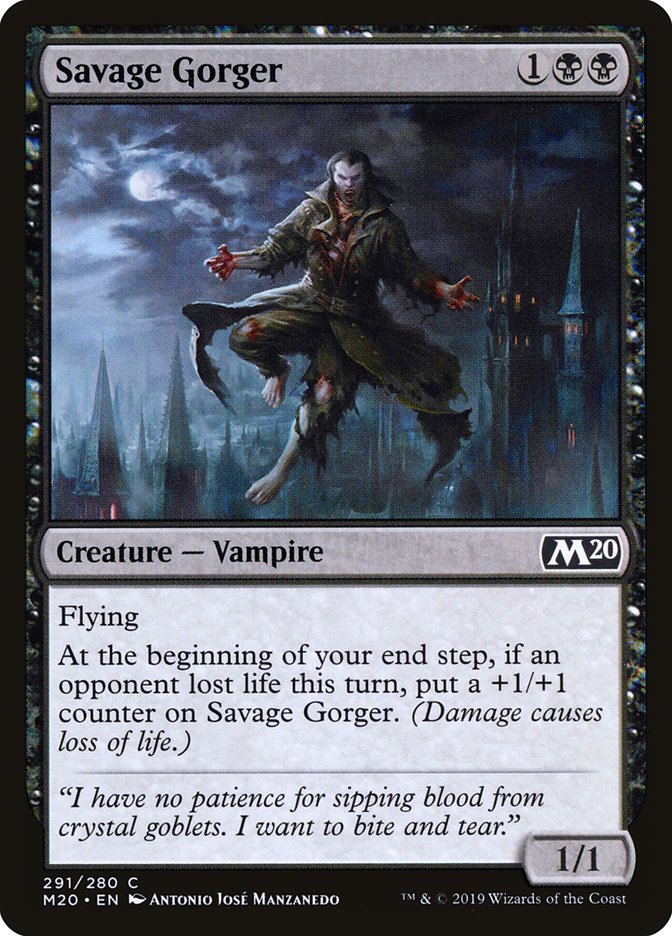 Savage Gorger [Core Set 2020] | Total Play
