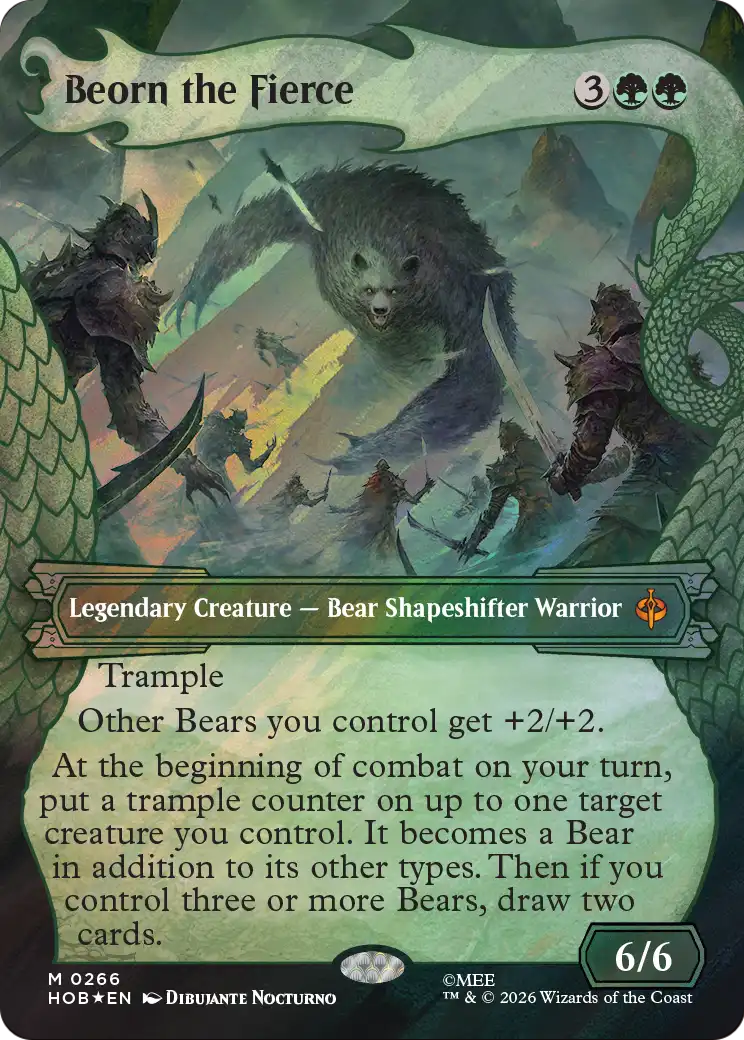 Beorn the Fierce (Showcase) (Surge Foil) [The Hobbit] | Total Play