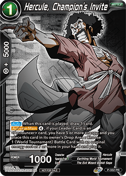 Hercule, Champion's Invite (P-332) [Tournament Promotion Cards] | Total Play