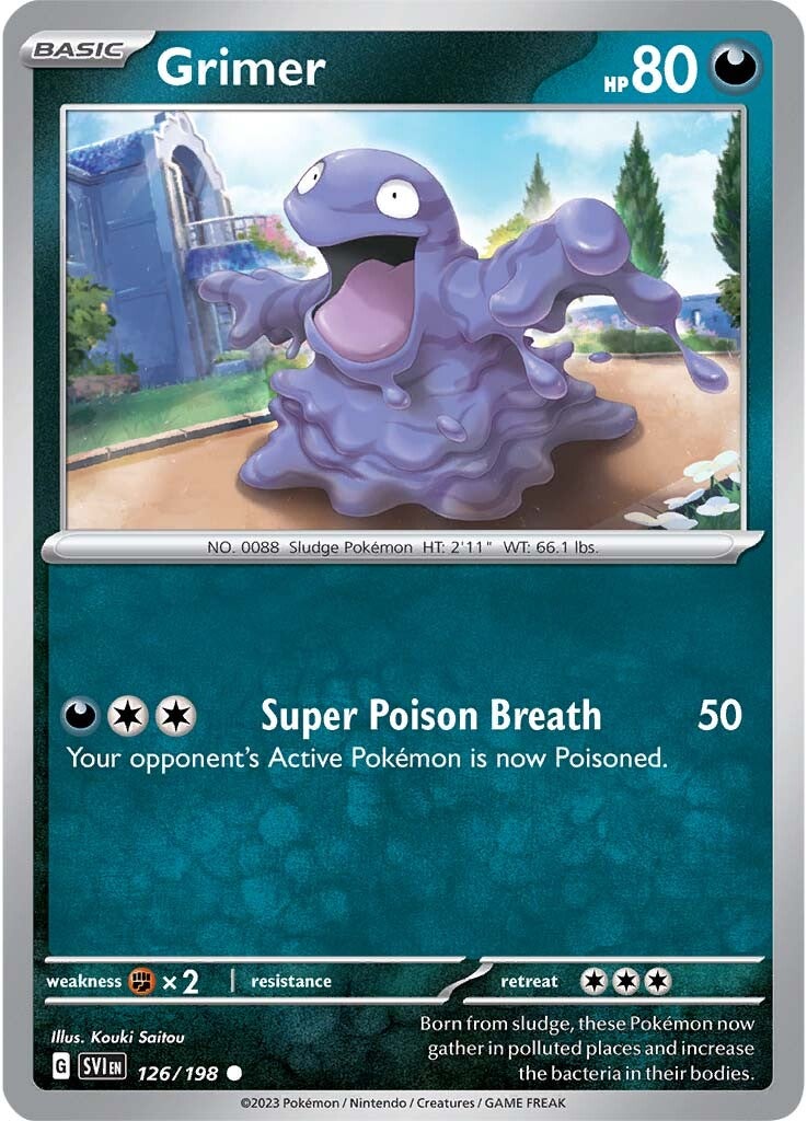 Grimer (126/198) [Scarlet & Violet: Base Set] | Total Play