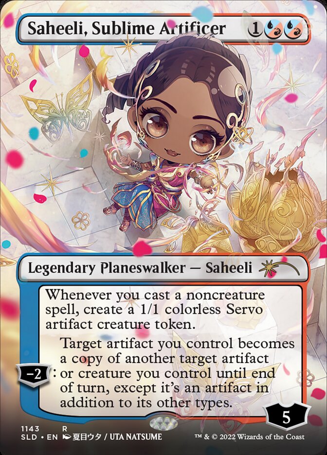 Saheeli, Sublime Artificer (Borderless) [Secret Lair Drop Series] | Total Play