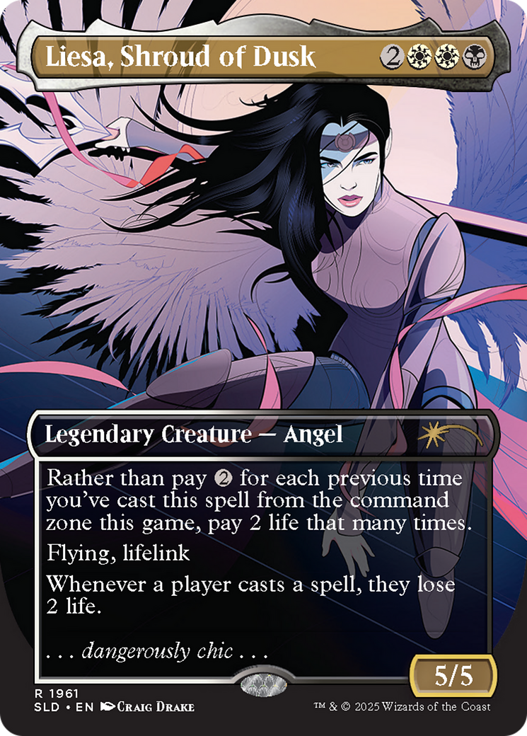 Liesa, Shroud of Dusk (Rainbow Foil) [Secret Lair Drop Series] | Total Play