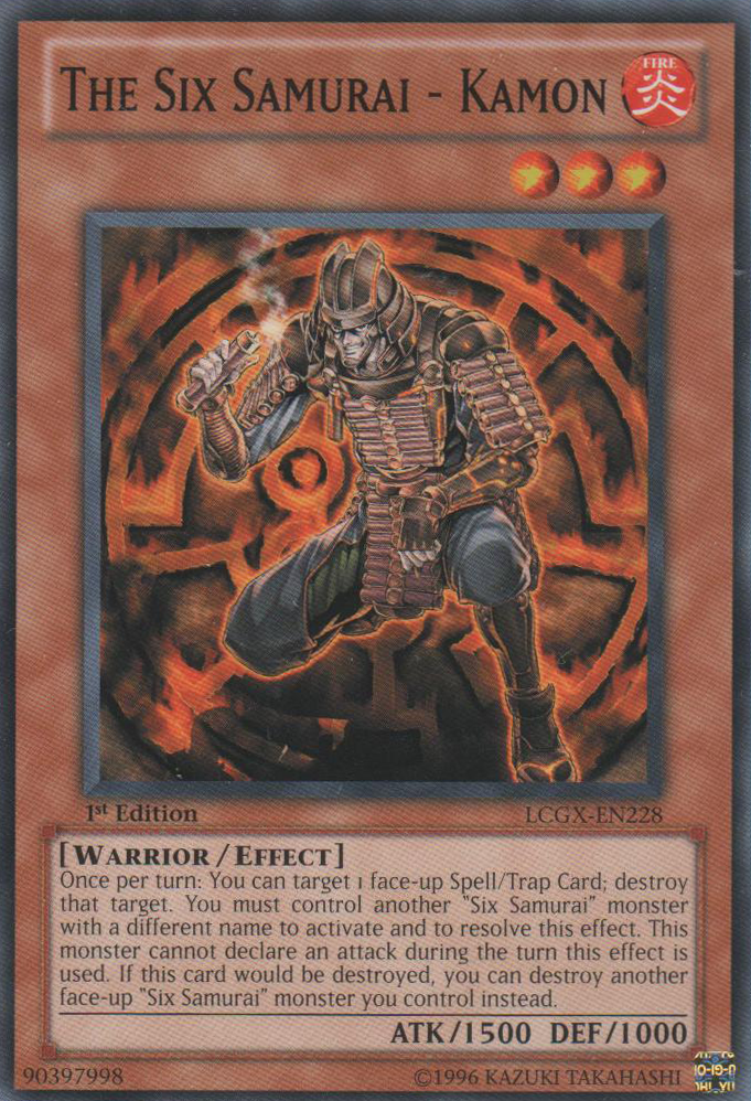 The Six Samurai - Kamon [LCGX-EN228] Common | Total Play