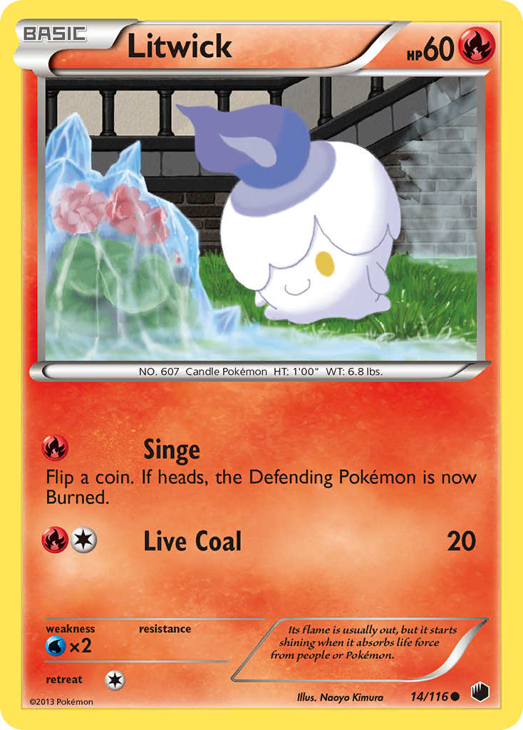 Litwick (14/116) [Black & White: Plasma Freeze] | Total Play