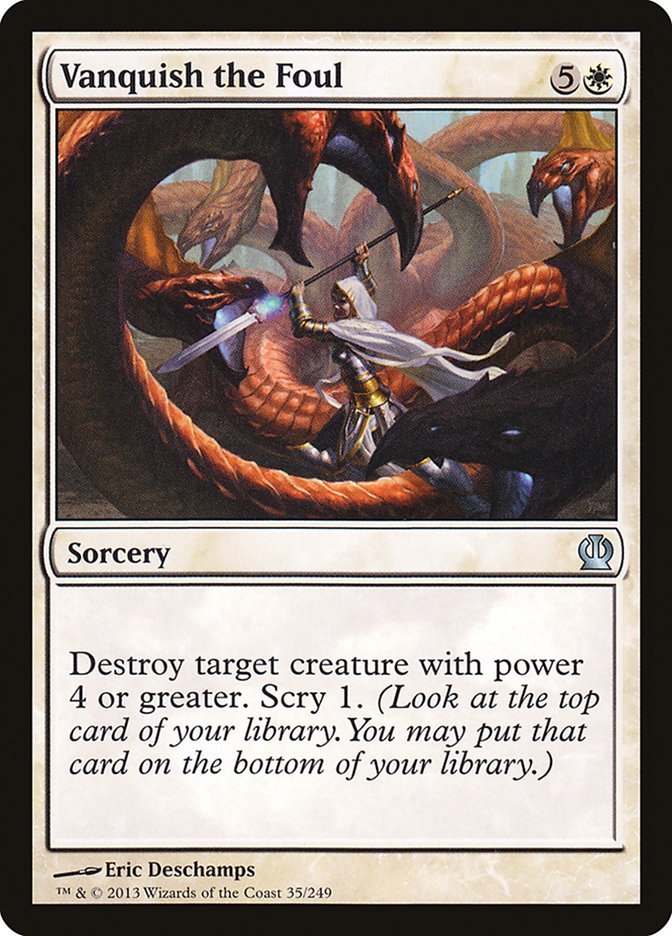 Vanquish the Foul [Theros] | Total Play