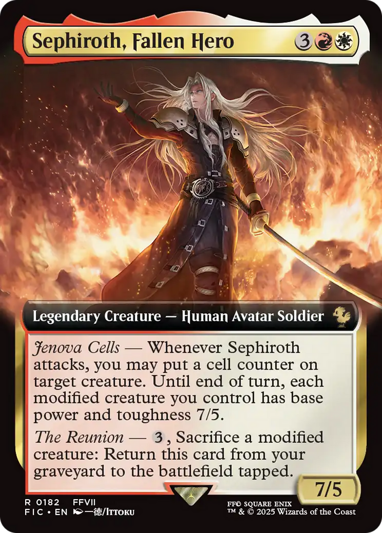 Sephiroth, Fallen Hero (Extended Art) [FINAL FANTASY Commander] | Total Play