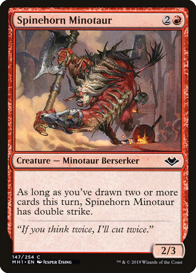 Spinehorn Minotaur [Modern Horizons] | Total Play