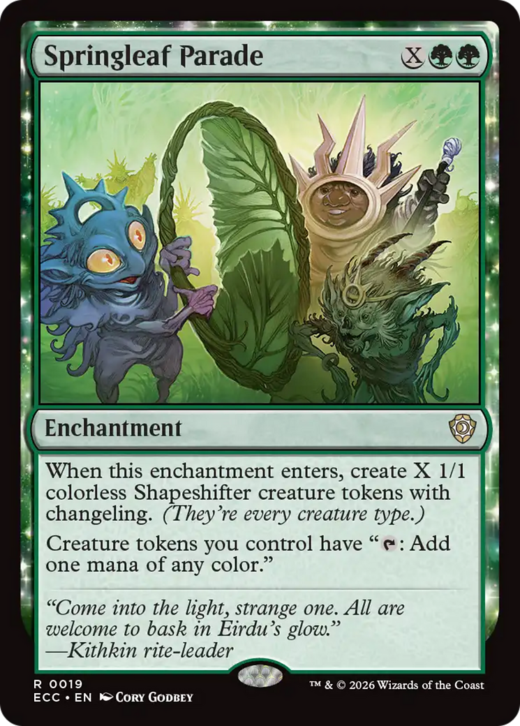 Springleaf Parade [Lorwyn Eclipsed Commander] | Total Play