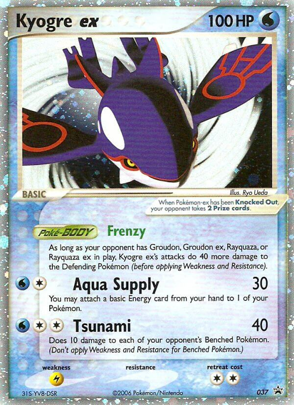 Kyogre ex (037) [Nintendo: Black Star Promos] | Total Play