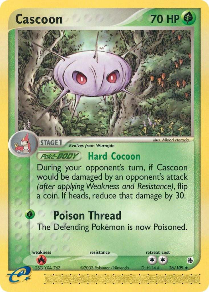 Cascoon (26/109) [EX: Ruby & Sapphire] | Total Play