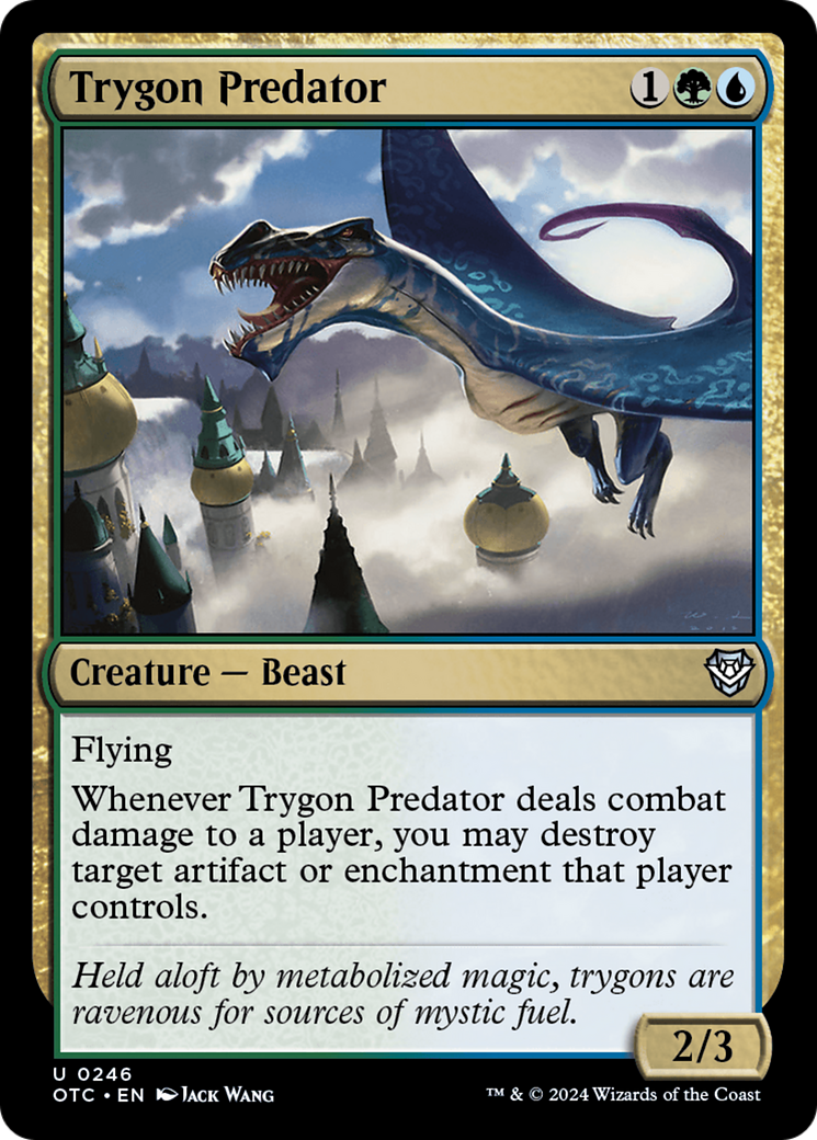 Trygon Predator [Outlaws of Thunder Junction Commander] | Total Play