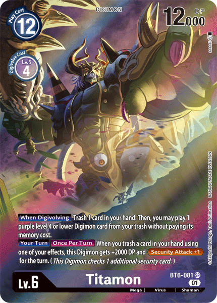 Titamon [BT6-081] (Alternate Art) [Double Diamond] | Total Play