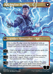 Ral, Monsoon Mage // Ral, Leyline Prodigy (Borderless) (Textured Foil) [Modern Horizons 3] | Total Play