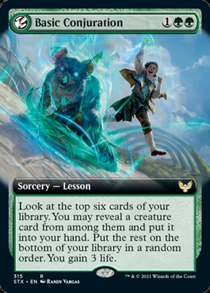 Basic Conjuration (Extended Art) [Strixhaven: School of Mages] | Total Play