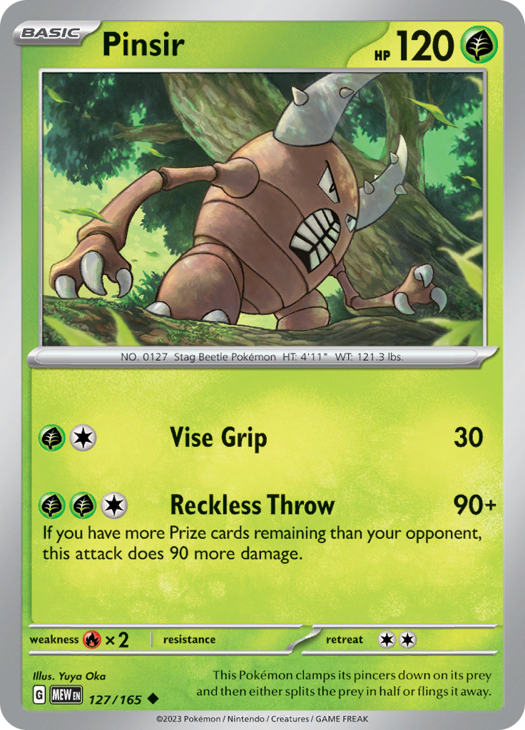 Pinsir (127/165) [Scarlet & Violet 151] | Total Play