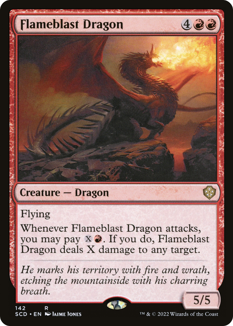 Flameblast Dragon [Starter Commander Decks] | Total Play