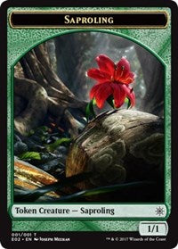Saproling // Treasure (010) Double-Sided Token [Explorers of Ixalan Tokens] | Total Play