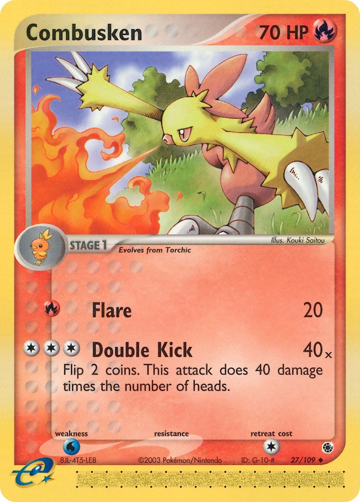 Combusken (27/109) [EX: Ruby & Sapphire] | Total Play
