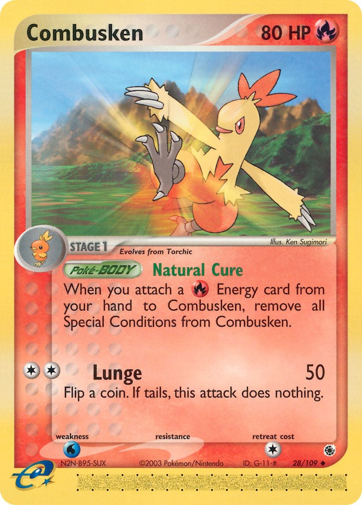 Combusken (28/109) [EX: Ruby & Sapphire] | Total Play