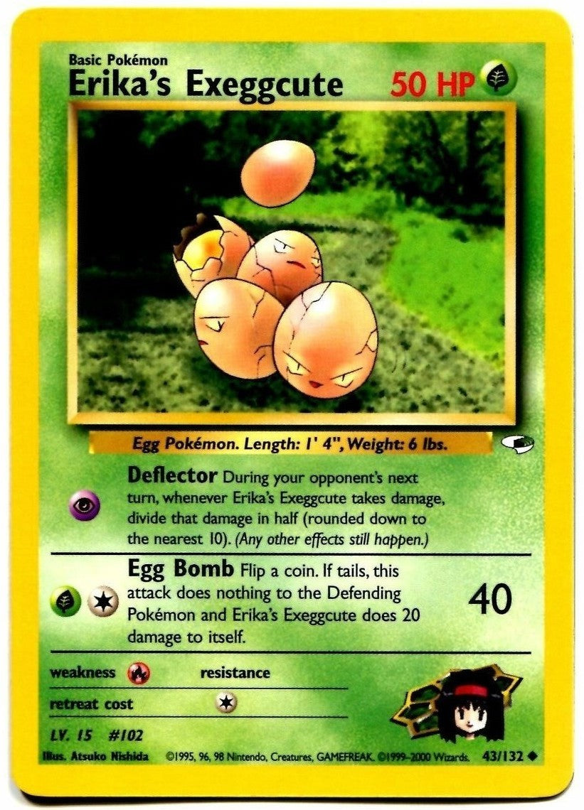Erika's Exeggcute (43/132) [Gym Heroes Unlimited] | Total Play