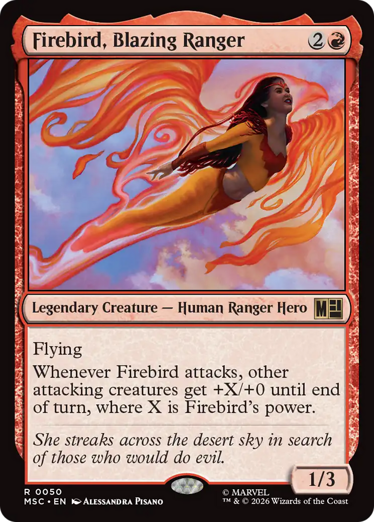 Firebird, Blazing Ranger [Marvel Super Heroes Commander] | Total Play