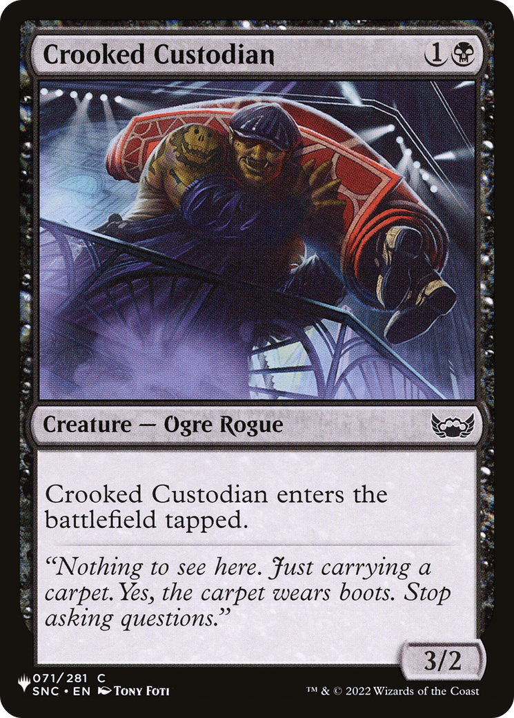 Crooked Custodian [The List] | Total Play