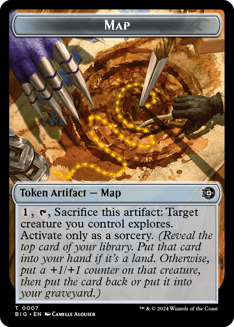 Map // Plot Double-Sided Token [Outlaws of Thunder Junction Tokens] | Total Play