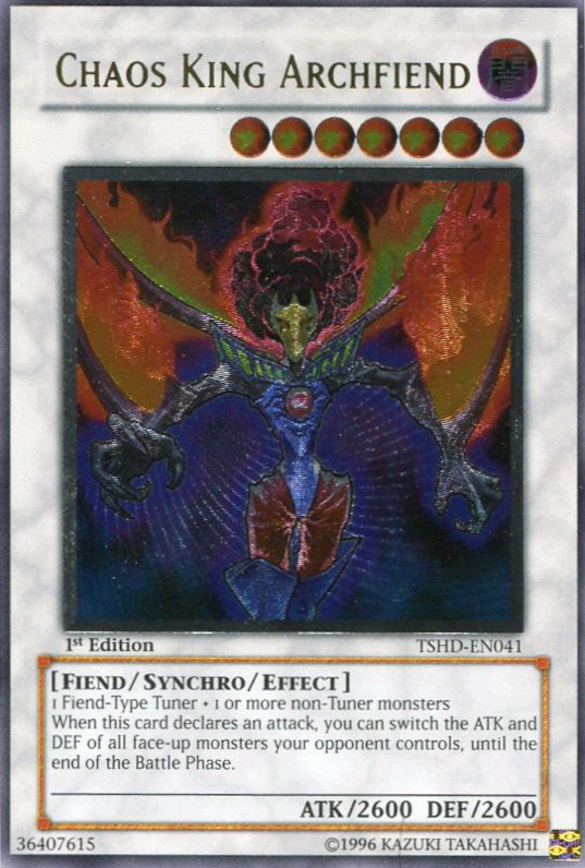 Chaos King Archfiend [TSHD-EN041] Ultimate Rare | Total Play