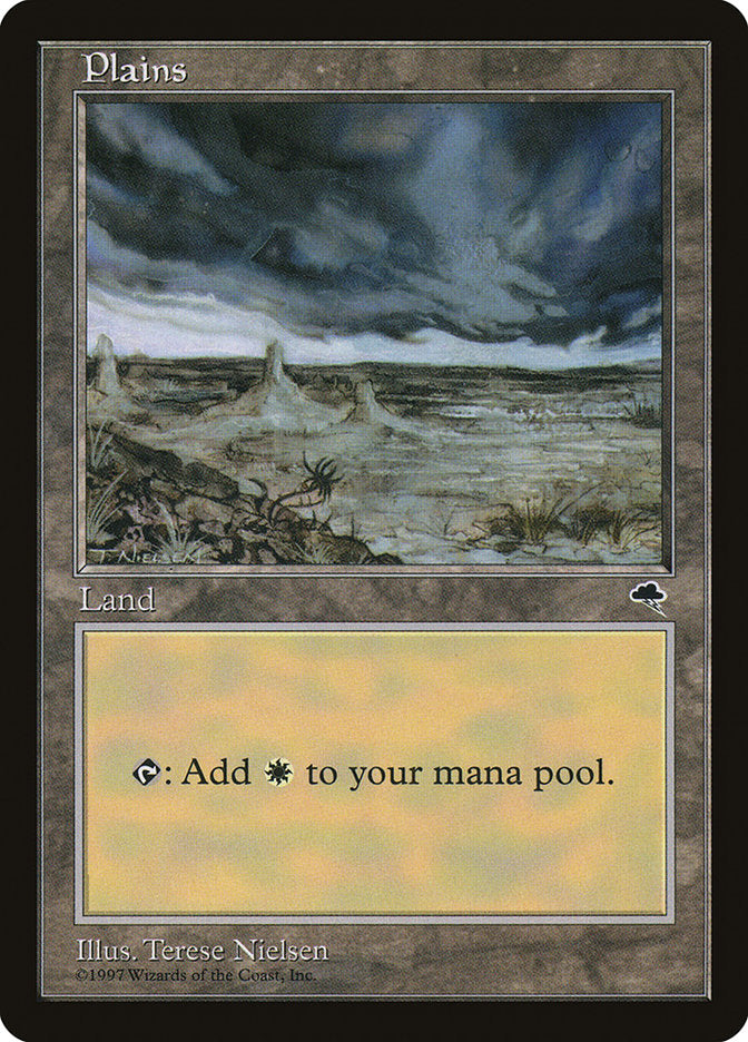 Plains (White Signature) [Tempest] | Total Play
