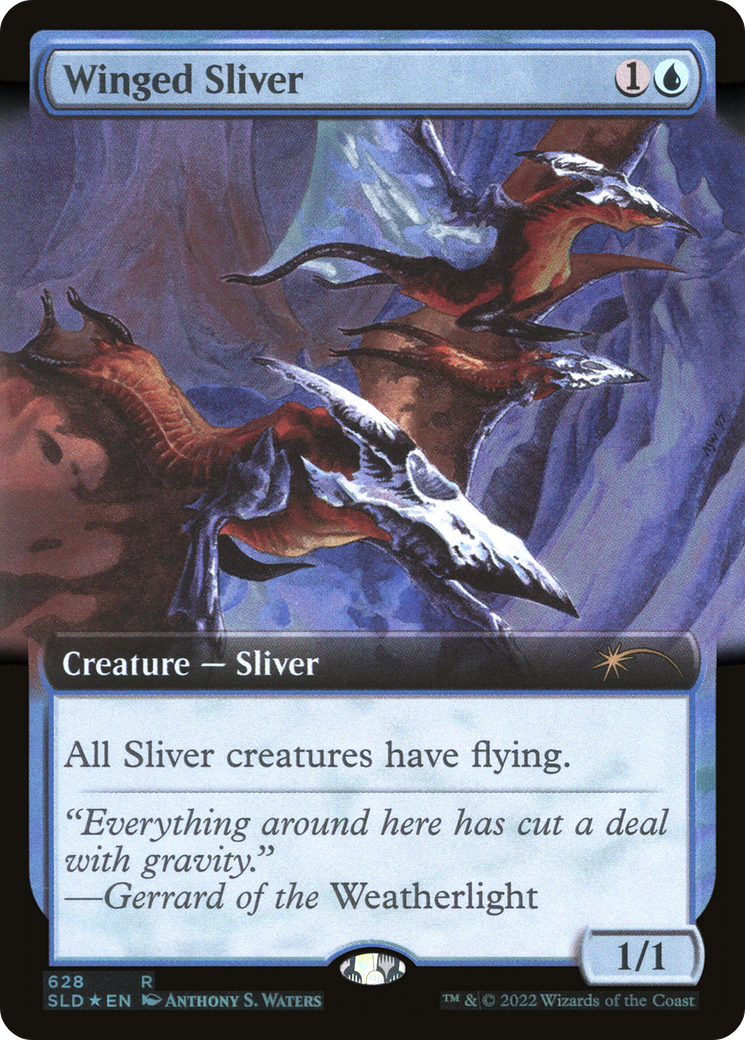 Winged Sliver (Extended Art) [Secret Lair Drop Promos] | Total Play