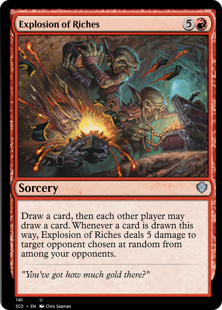 Explosion of Riches [Starter Commander Decks] | Total Play