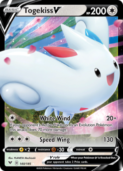 Togekiss V (140/185) [Sword & Shield: Vivid Voltage] | Total Play